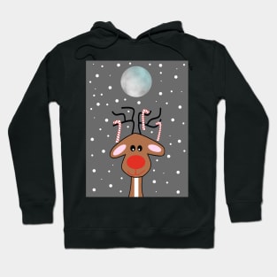 MOONLIGHT  Christmas Reindeer Hoodie